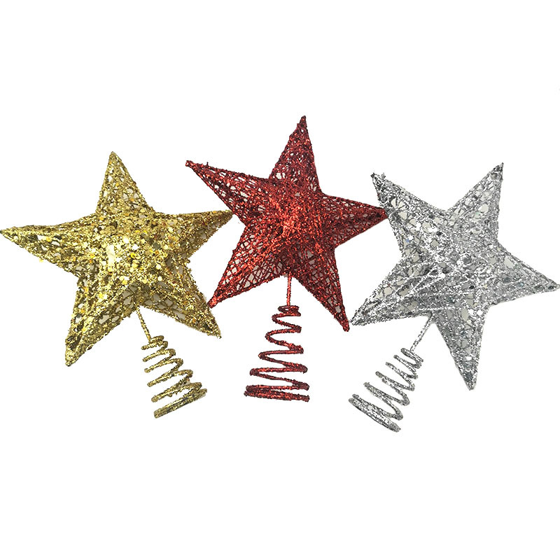 1 Chiếc 15*20Cm Vàng Lấp Lánh  - đánh giá và giá Star Tree Topper
