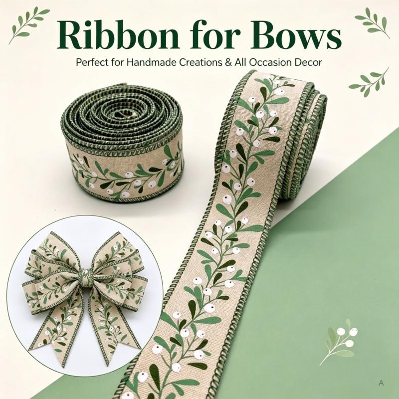 5 Yards Edged Ribbon For Chris - đánh giá và giá Ribbon Bow Gift