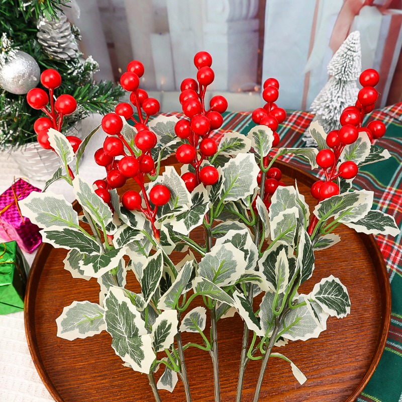 45cm Simulated Red Berry Plant - đánh giá và giá Christmas Wreath Fake