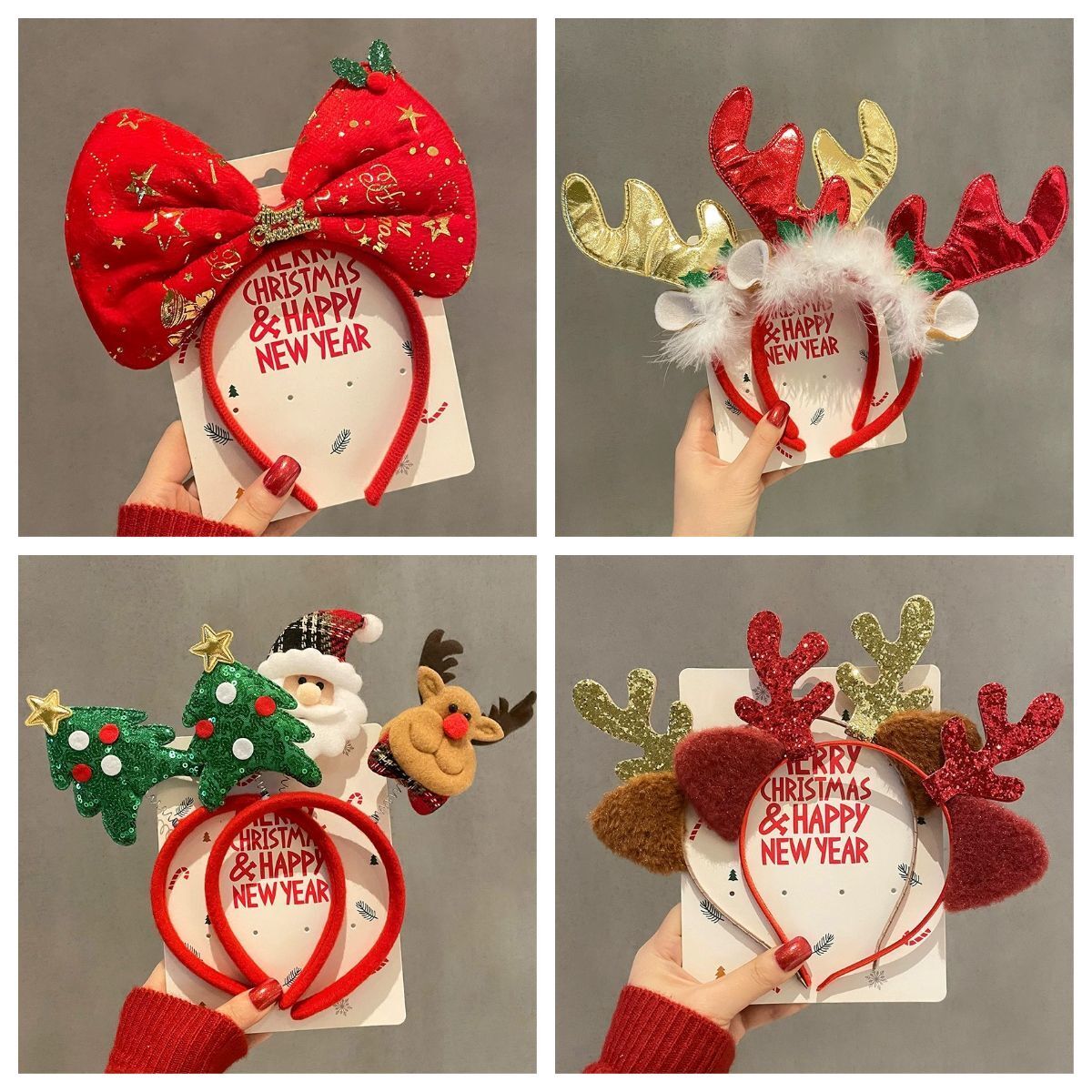 1-10pcs Christmas Headbands Sn - đánh giá và giá Reindeer Antlers Headband