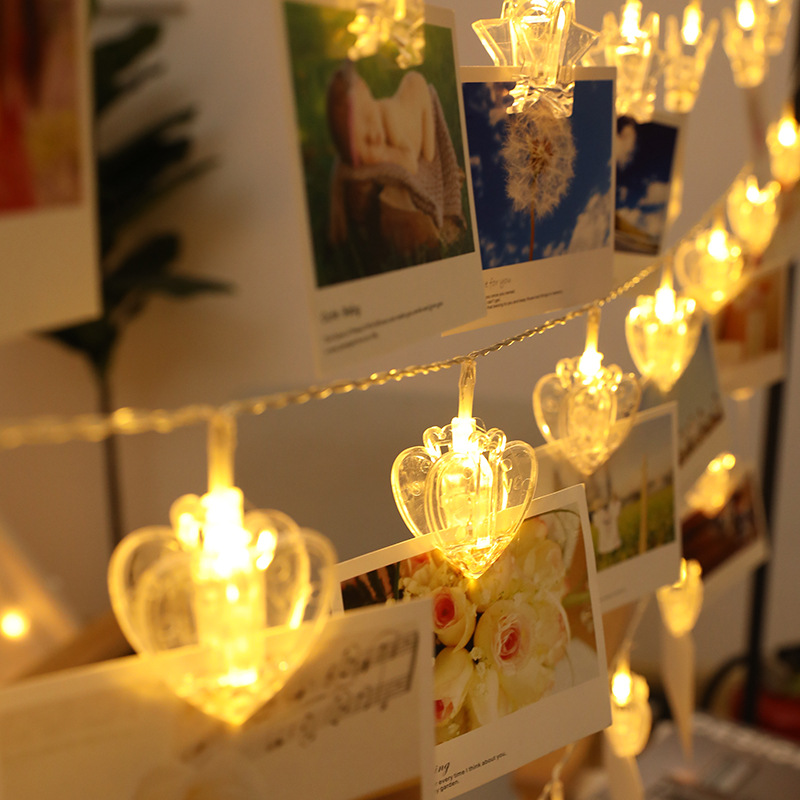 Heart Shape String Lights, War - đánh giá và giá Led Fairy String Lights