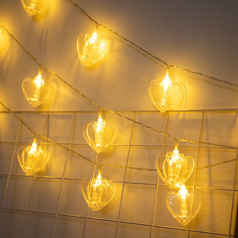 Heart Shape String Lights, War - đánh giá và giá Led Fairy String Lights