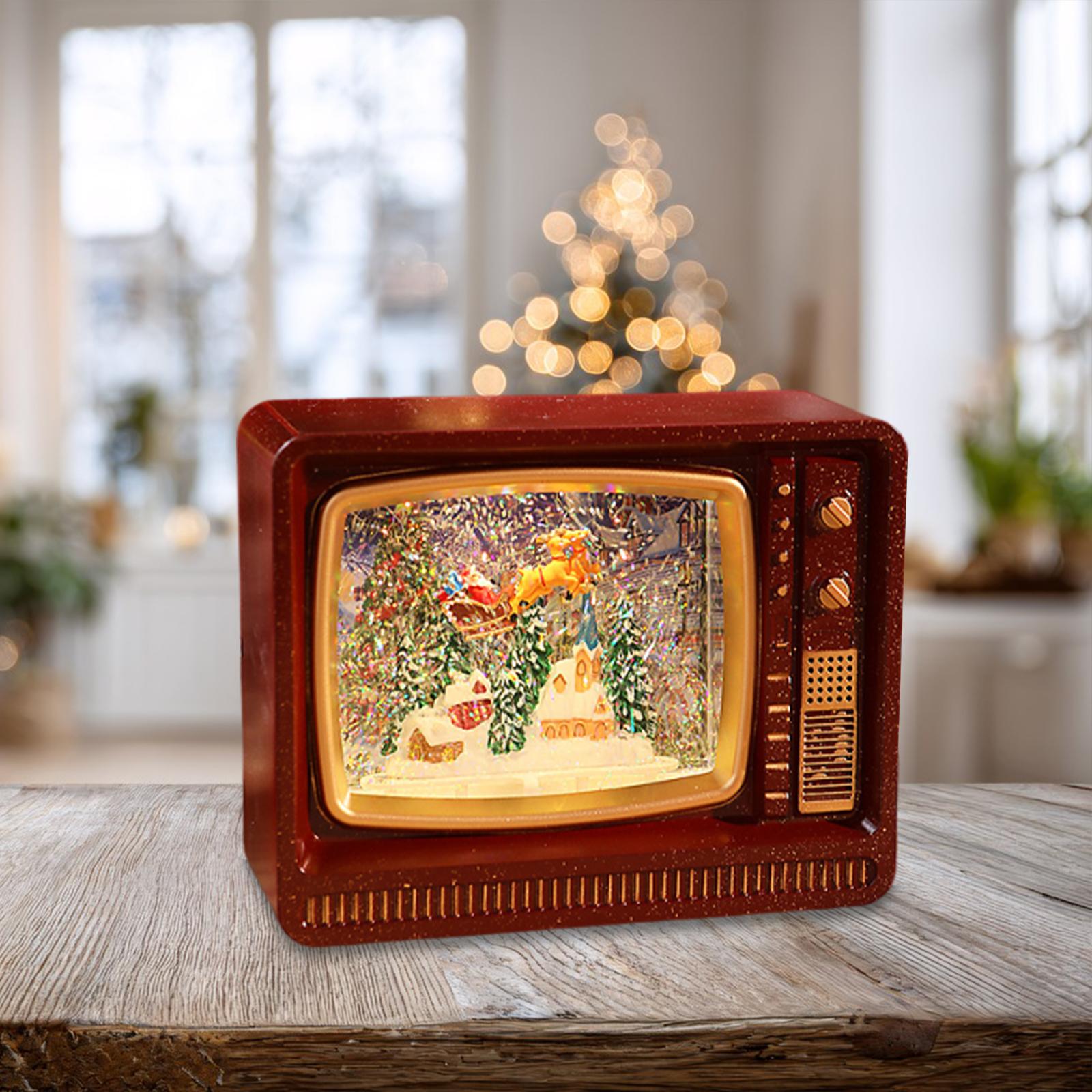 TV Shaped Music Light Lantern  - đánh giá và giá Snow Globe Musical