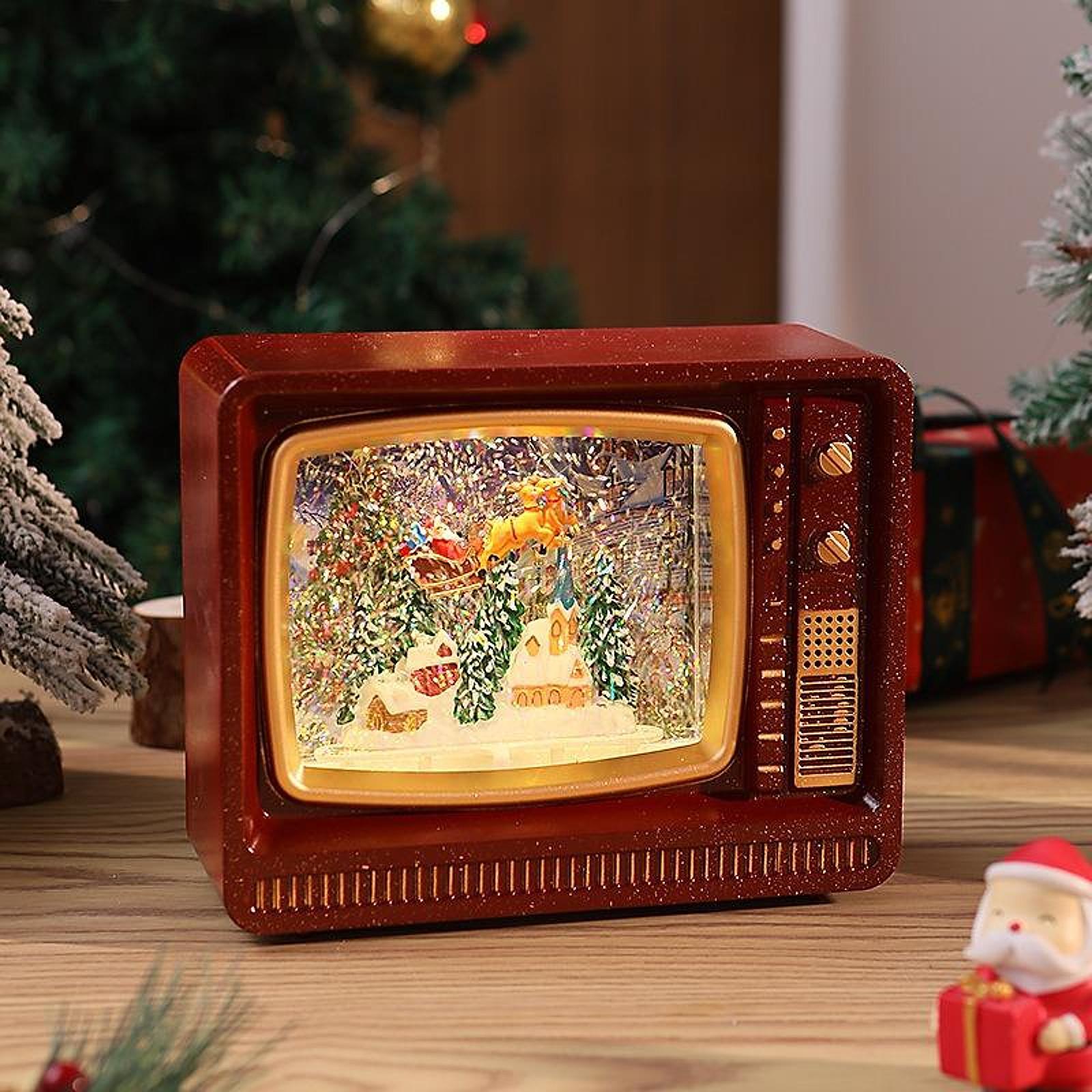 TV Shaped Music Light Lantern  - đánh giá và giá Snow Globe Musical