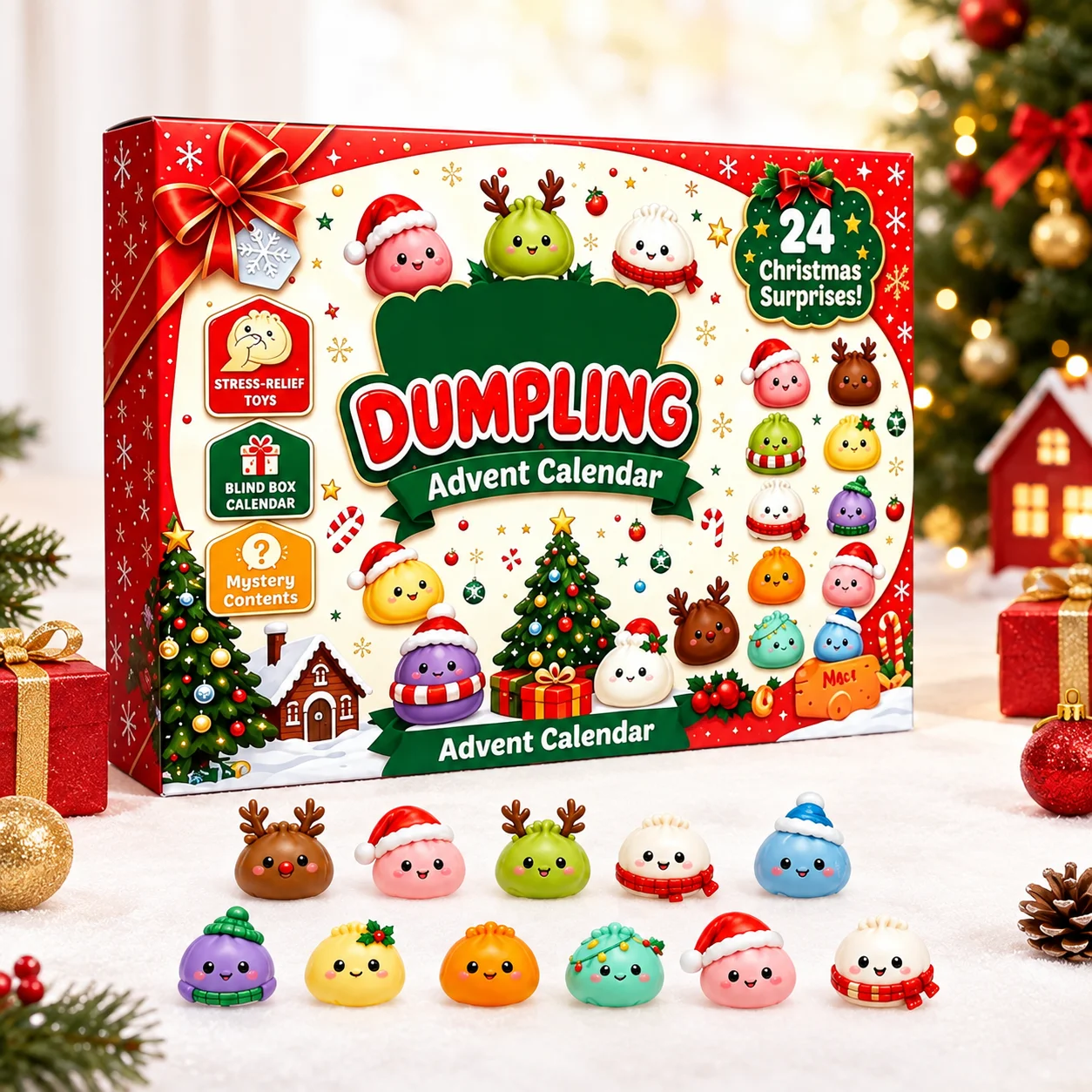 Cute Dumpling Advent Calendar  - đánh giá và giá Advent Calendar Gift