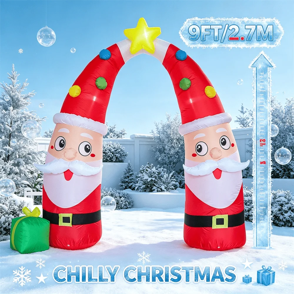 9FT/2.7M Christmas Inflatable  - đánh giá và giá Christmas Lights Outdoor