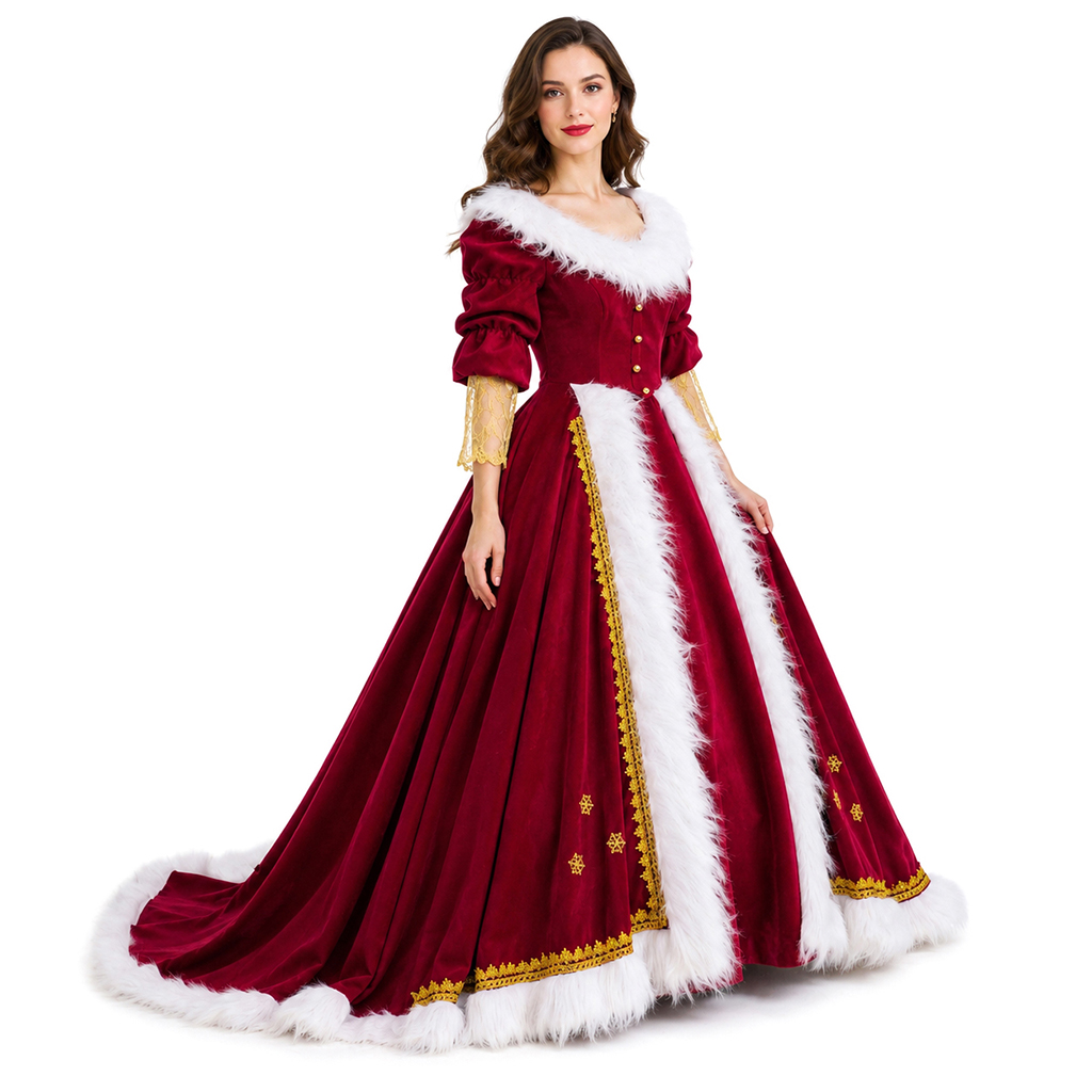 Deluxe Mrs Claus Costumes Adul - đánh giá và giá Ornament Ball Set