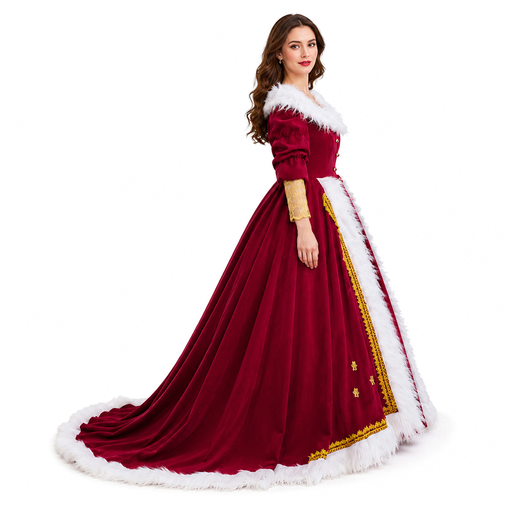 Deluxe Mrs Claus Costumes Adul - đánh giá và giá Ornament Ball Set