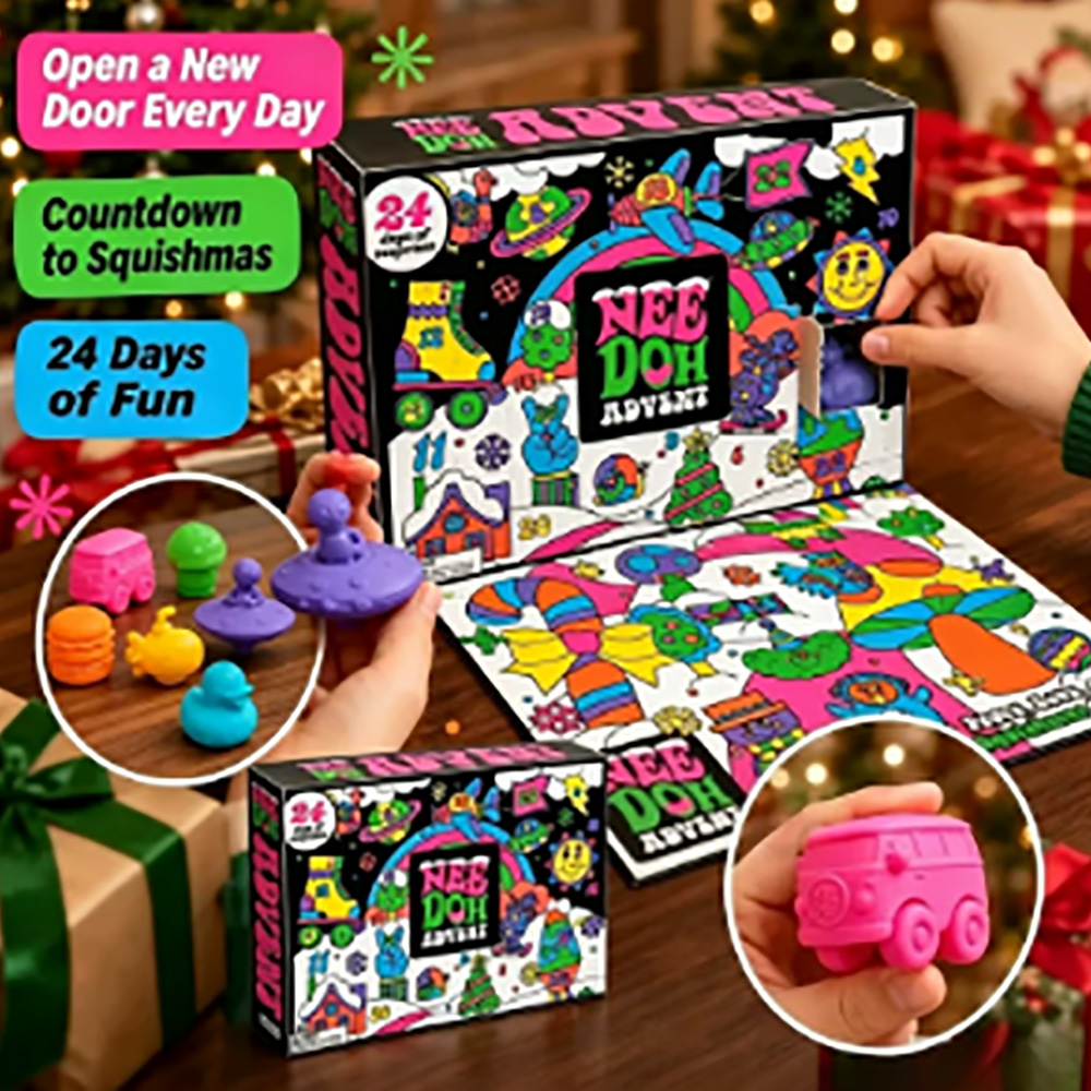 24Pcs Nee‑Doh Squish Fidget Ad - đánh giá và giá Advent Calendar Gift