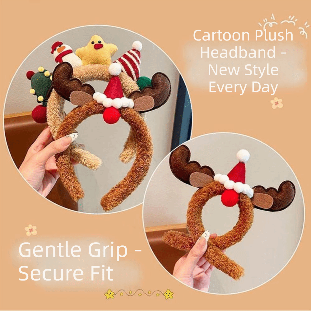 Plush Texture Christmas Headba - đánh giá và giá Reindeer Antlers Headband