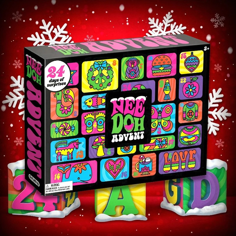 2026 NeeDoh Advent Calendar, 3 - đánh giá và giá Advent Calendar Gift
