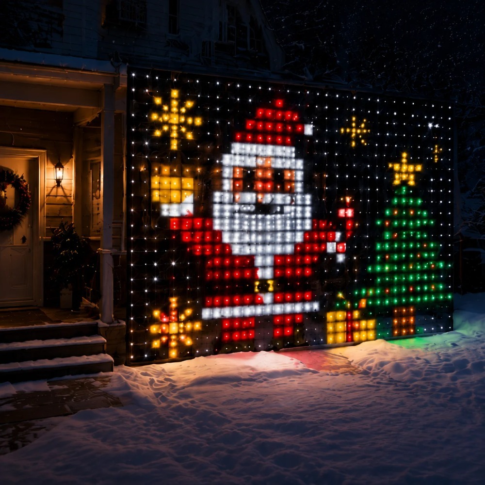 LED Pixel Curtain Lights Bluet - đánh giá và giá Led Fairy String Lights