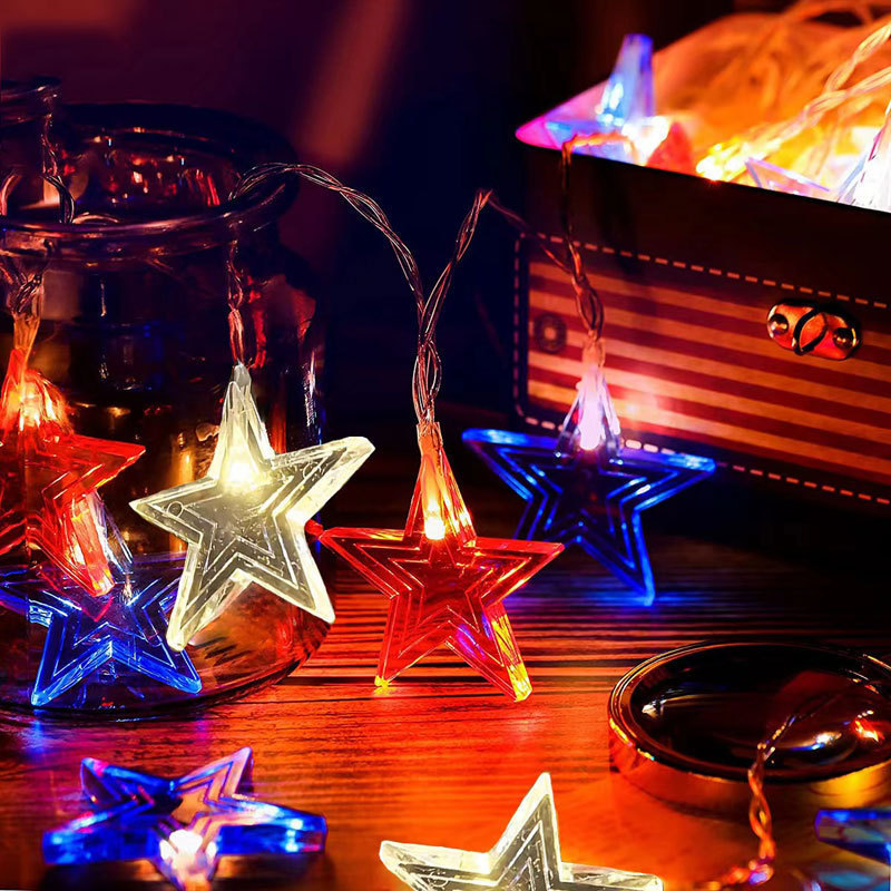 3Color Star LED String Lights  - đánh giá và giá Led Fairy String Lights