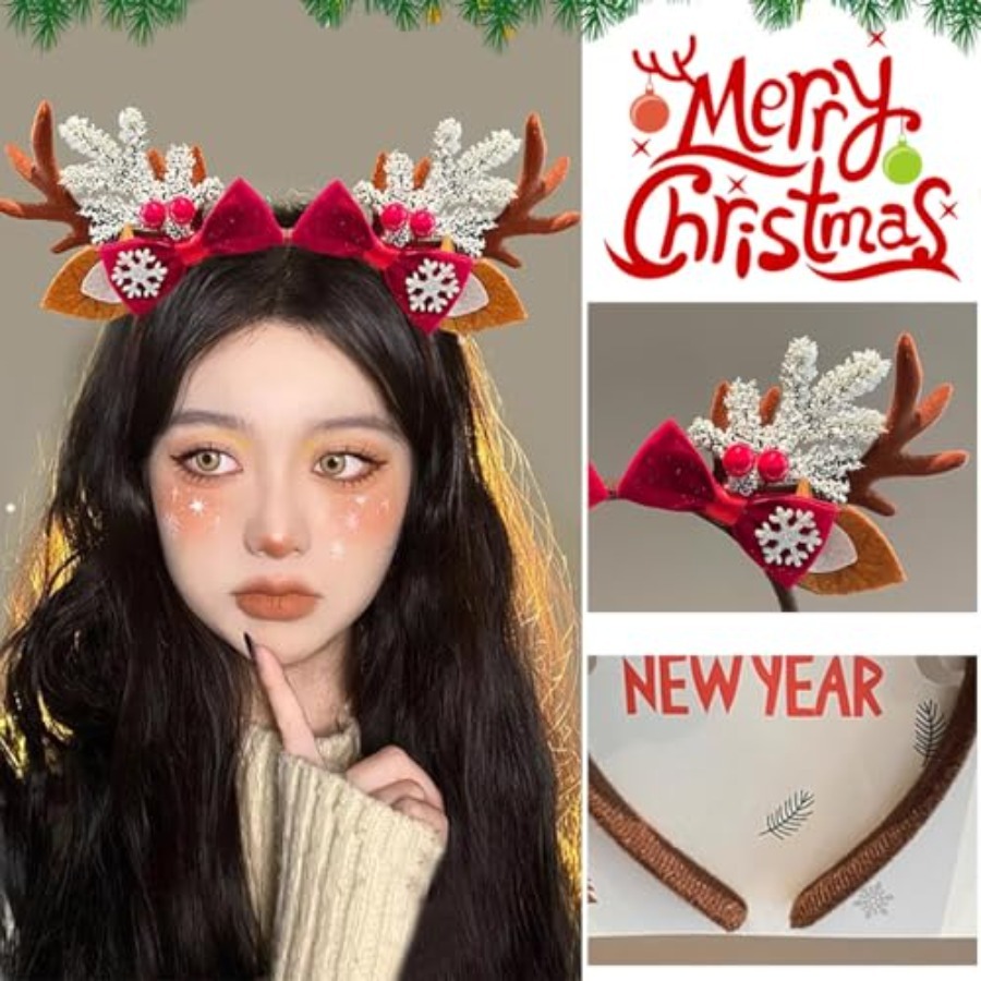 Cute Christmas Headband for Wo - đánh giá và giá Reindeer Antlers Headband