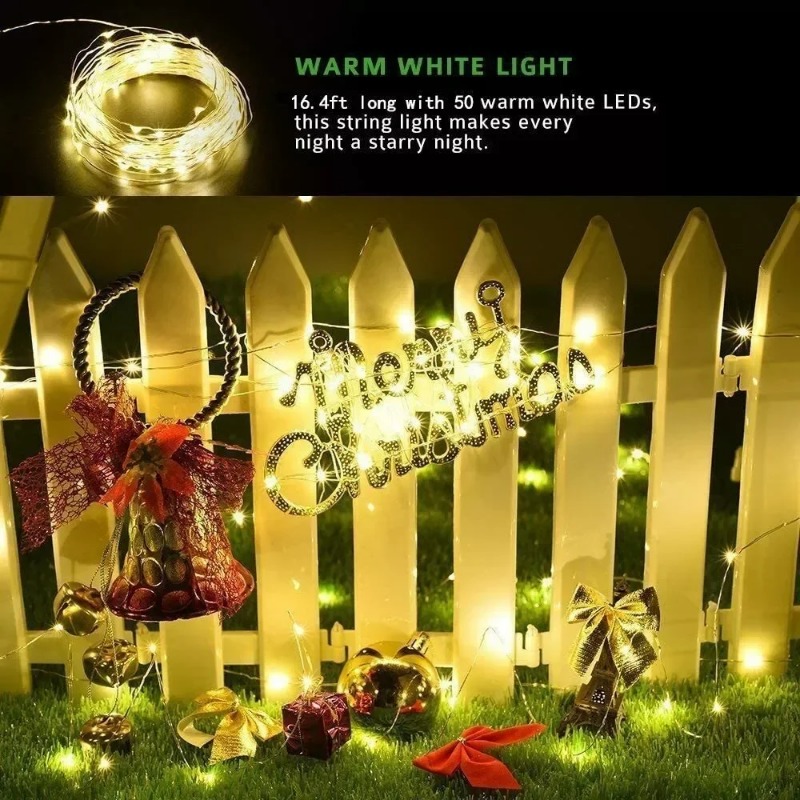 1pc Outdoor Solar String Light - đánh giá và giá Led Fairy String Lights