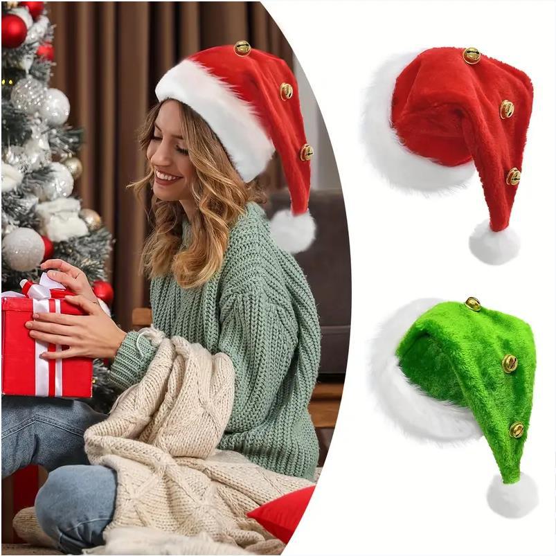 Christmas Santa Long Plush Hat - đánh giá và giá Santa Hat Plush