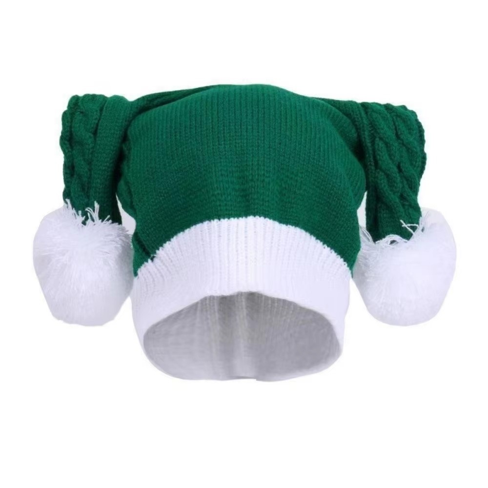 Cute Christmas Knitted Hat War - đánh giá và giá Santa Hat Plush