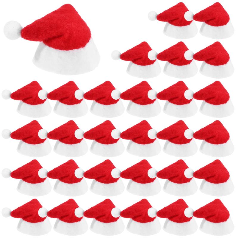 NEW 30 PCS Mini Christmas Sant - đánh giá và giá Santa Hat Plush