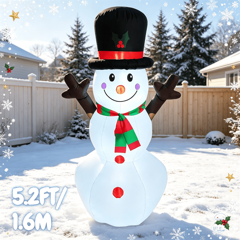 5.2FT Lighted Christmas Inflat - đánh giá và giá Christmas Lights Outdoor