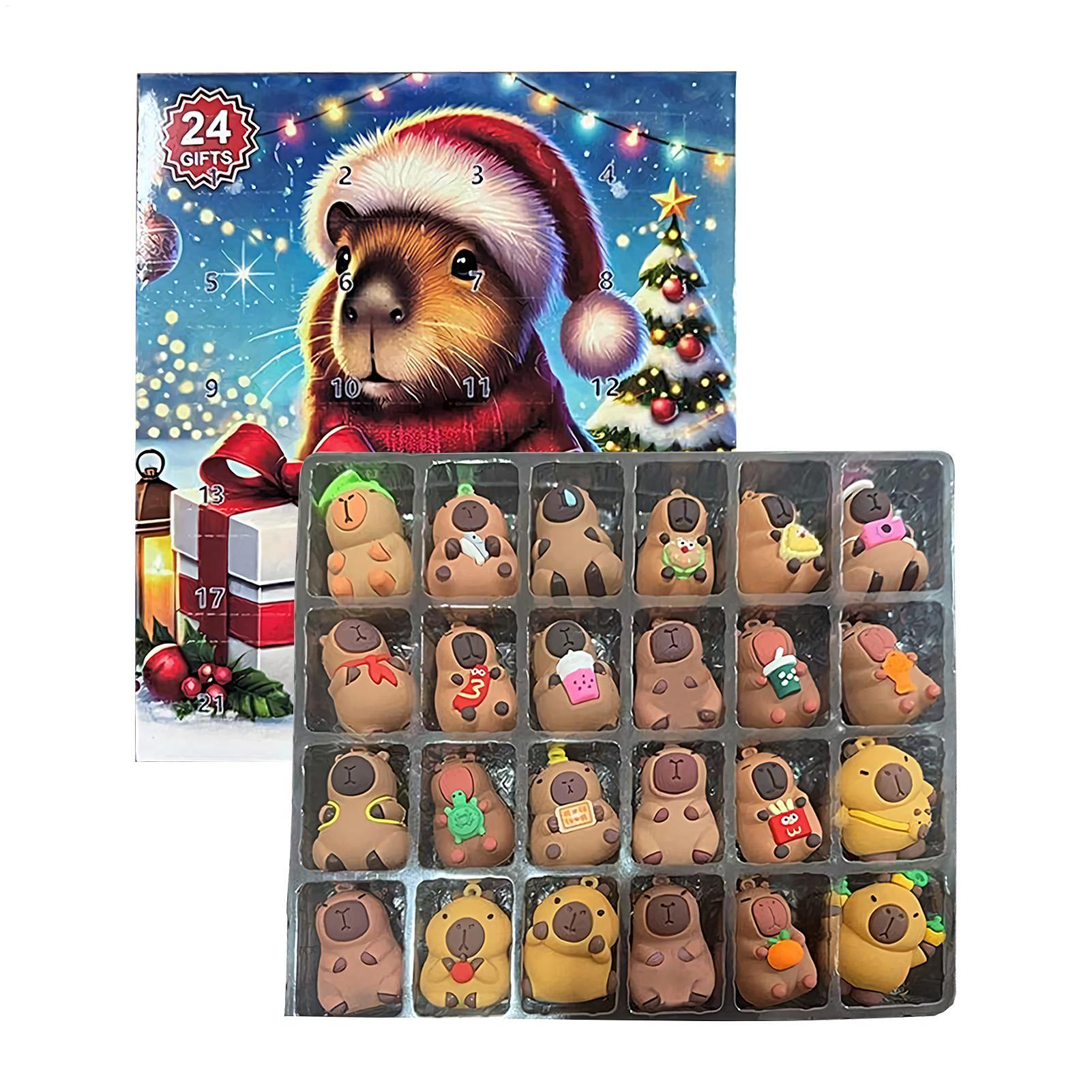New Capybara Christmas Countdo - đánh giá và giá Advent Calendar Gift