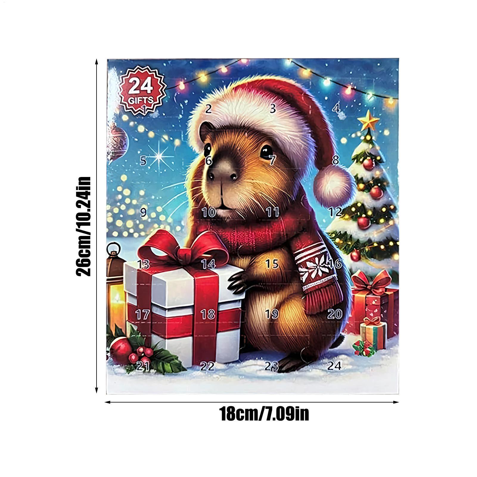 New Capybara Christmas Countdo - đánh giá và giá Advent Calendar Gift